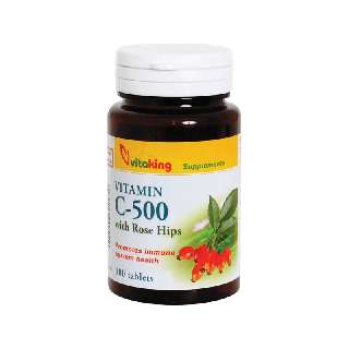 VITAKING C VITAMIN 500MG 100 DARABOS TABLETTA CSIPKEBOGYÓVAL  - 050101015.7