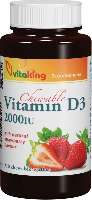 VITAKING D3-2000 VITAMIN 210 DB-OS DARABOS RÁGÓTABLETTA EPRES - 050501060