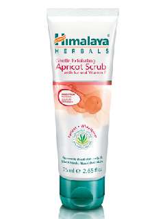 HIMALAYA BARACKOS ARCRADÍR TERMÉSZETES E-VITAMINNAL 75 ML (Gentle Exfoliating Apricot Scrub) - 490109001