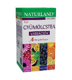 NATURLAND GYÜMÖLCS TEA VARIÁCIÓK 20X - 060101023