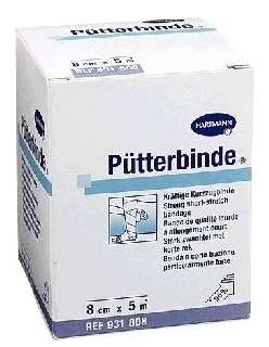 PÜTTER BINDE 8 CM X 5 M  RUGALMAS PÓLYA (HARTMANN) - 450103021.5X8