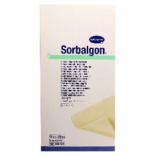 SORBALGON 10 X 20 CM 5DB/DOBOZ ALGINÁT SEBFEDŐ LAP STERIL (HARTMANN) - 450103023.10X20