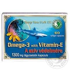 DR.CHEN OMEGA-3+VITAMIN-E LÁGYZSELATIN KAPSZULA 60 DB 1300 MG (SZÍV VÉDELMÉRE) - 050101201.1