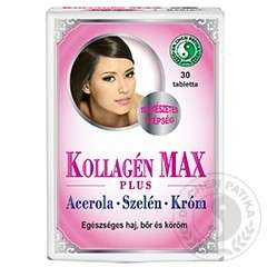 DR. CHEN KOLLAGÉN MAX PLUS TABLETTA 30 DB-OS (ACEROLA SZELÉN KRÓM) EGÉSZSÉGES HAJ BŐR ÉS KÖRÖM - 050101218