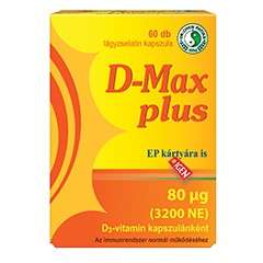 DR.CHEN D-MAX PLUS D3 VITAMIN KAPSZULA 3200 NE 60 DB-OS (IMMUNRENDSZER NORMÁL MŰKÖDÉSÉRE) - 050101205.2