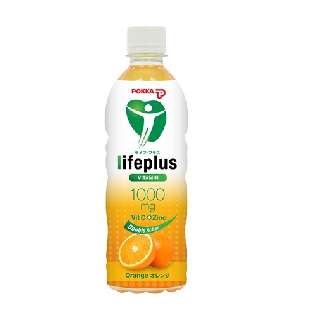 POKKA LIFEPLUS ORANGE 1000 MG C VITAMINNAL+CINK 0,5 L (POKKA) - 060602004.ORANGE