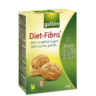 GULLÓN FIBRA CUKORMENTES ROSTDÚS KEKSZ 250 GR - 100306019