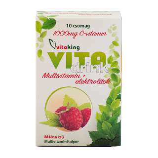 VITAKING VITADRINK MÁLNA ÍZŰ ITALPOR 10 TASAK/DOBOZ - 050501069