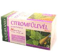 NATURLAND CITROMFŰLEVÉL FILTERTEA 25X1GR - 060204003.CITROMFŰ