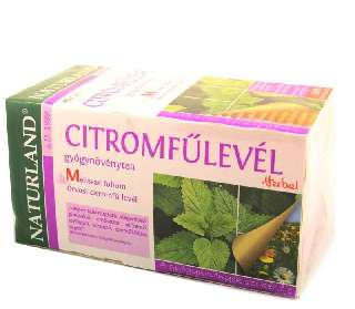 NATURLAND CITROMFŰLEVÉL FILTERTEA 25X1GR - 060204003.CITROMFŰ