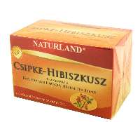 NATURLAND CSIPKE+HIBISZKUSZ TEA FILTERES 20X3GR - 060204006