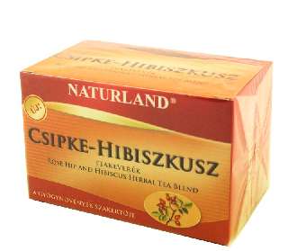 NATURLAND CSIPKE+HIBISZKUSZ TEA FILTERES 20X3GR - 060204006