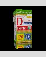 NATURLAND D-VITAMIN FORTE TABLETTA 120 DB 4000 NE - 050108000