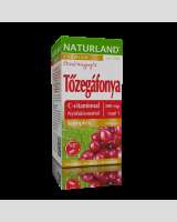 NATURLAND TŐZEGÁFONYA KOMPLEX KAPSZULA + C-VITAMIN 300 MG 30 DB - 050108006