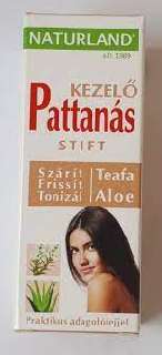 NATURLAND PATTANÁS KEZELŐ STIFT TEAFA+ALOE 10 ML - 040604006