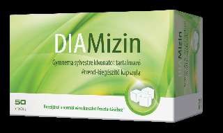 DIAMIZIN ÉTRENDKIEGÉSZÍTŐ KAPSZULA 50 DB NORMÁL VÉRCUKORSZINT - 050140000.50