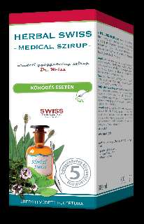 HERBAL SWISS MEDICAL SZIRUP KÖHÖGÉS ESETÉN 300 ML - 050140005.300