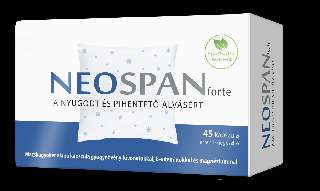 NEOSPAN FORTE KAPSZULA 45 DB NYUGODT ALVÁSÉRT - 050140010.45