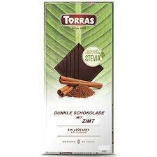 TORRAS STEVIA FAHÉJAS ÉTCSOKOLÁDÉ HOZZÁADOTT CUKOR NÉLKÜL 125 GR GM - 100606045.ÉTFAHÉJ