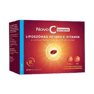 NOVO C KOMPLEX LIPOSZÓMÁLIS RETARD C VITAMIN +D3 +CINK 60 DB - 050101015.11