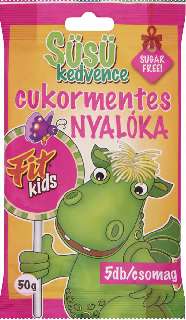 FIT KIDS SÜSÜ KEDVENCE NYALÓKA CUKORMENTES 5 DB - 100701033.2