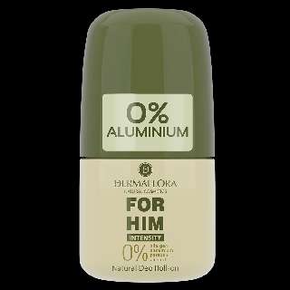 DERMAFLORA 0% FÉRFI ROLL ON 50 ML INTENSITY FOR HIM - 490734004.ROLLINTENSITY