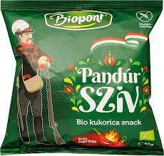 BIOPONT BIO KUKORICÁS SNACK PANDÚR SZÍV ERŐSPAPRIKÁS 45 GR GM - 100701023.17