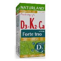 NATURLAND D3 + K2 + CA FORTE TRIO TBL. 30 DB-OS 1 HAVI ADAG - 050204002