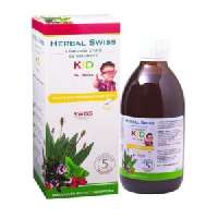 HERBAL SWISS KID FOLYÉKONY ÉTRENDKIEGÉSZÍTŐ 150 ML KÖHÖGÉSRE (TOROK,GARAT) - 050140004.150