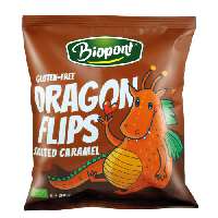 BIOPONT BIO DRAGON FLIPS SÓS KARAMELLÁS 25 GR GLUTÉNMENTES - 100101076.6