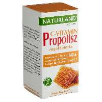 NATURLAND C-VITAMINOS PROPOLISZ RÁGÓTABLETTA 60 DB - 050201025.TABLETTA