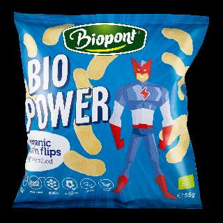 BIOPONT BIO POWER EXTRUDÁLT KUKORICA GLUTÉNMENTES ENYHÉN SÓS 55 GR - 100701023.3