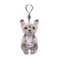 TY BOOS PLÜSS FIGURA CLIP 8,5 CM WILFRED SZÜRKE KUTYA - 431304005.SZÜRKEKUTYA