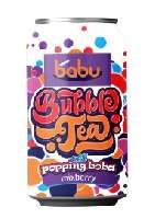 BABU BUBBLE TEA MIXBERRY 315 ML - 060701043.1