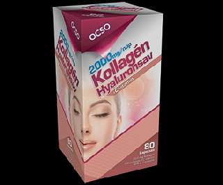 OCSO KOLLAGÉN+HIALURONSAV+C-VITAMIN 80 DARABOS - 050101000.KOLLAGÉN