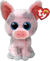 TY BOOS PLÜS FIGURA 15 CM HAMBONE RÓZSASZÍN MALAC - 431304008.HAMBONE