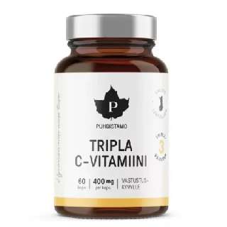 PUHDISTAMO TRIPLA C-VITAMIN 60 DB-OS - 050101000.TRIPLAC