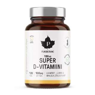 PUHDISTAMO SUPER D-VITAMIN 100mG 60 DB-OS - 050101000.DVITAMIN