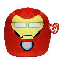 TY SQUISH BEANIES PÁRNA ALAKÚ PLÜSS FIGURA MARVEL IRON MAN 22 CM - 431304003.IRONMAN