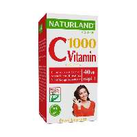 NATURLAND C-VITAMIN 1000MG TABLETTA 40 DB  - 050108005.40