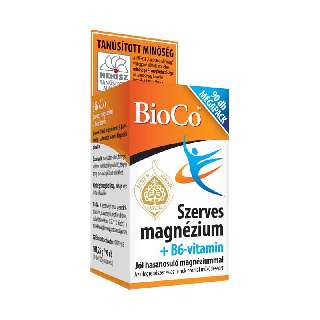 BIOCO SZERVES MAGNÉZIUM+B6 TABLETTA 90 - 050101039