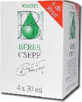 BÉRES CSEPP PLUSZ 4 X 30 ML - 050201003