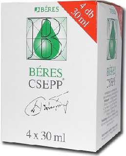 BÉRES CSEPP PLUSZ 4 X 30 ML - 050201003